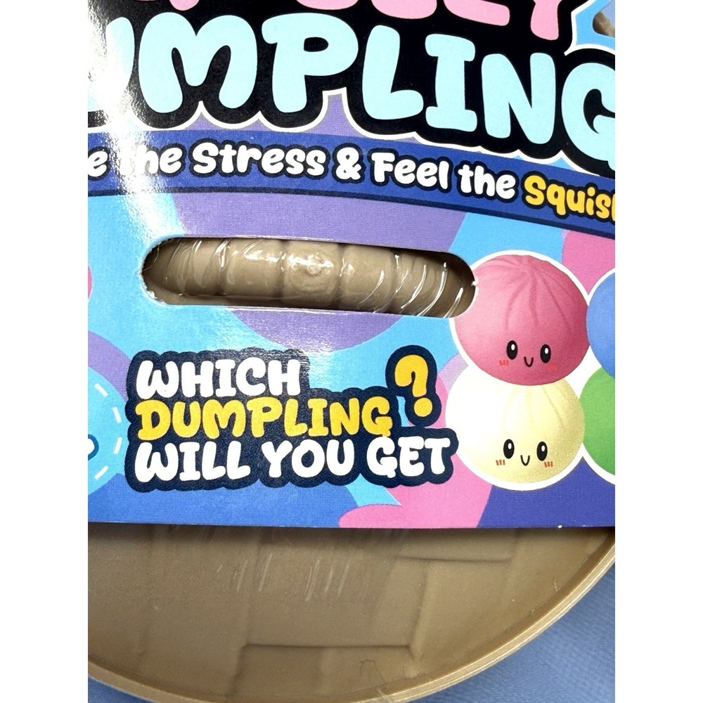 The Viral Mystery Colorful Squeezy Dumpling Squishy Sensory Squeeze Toy Lot Of 4 - Picture 5 of 8